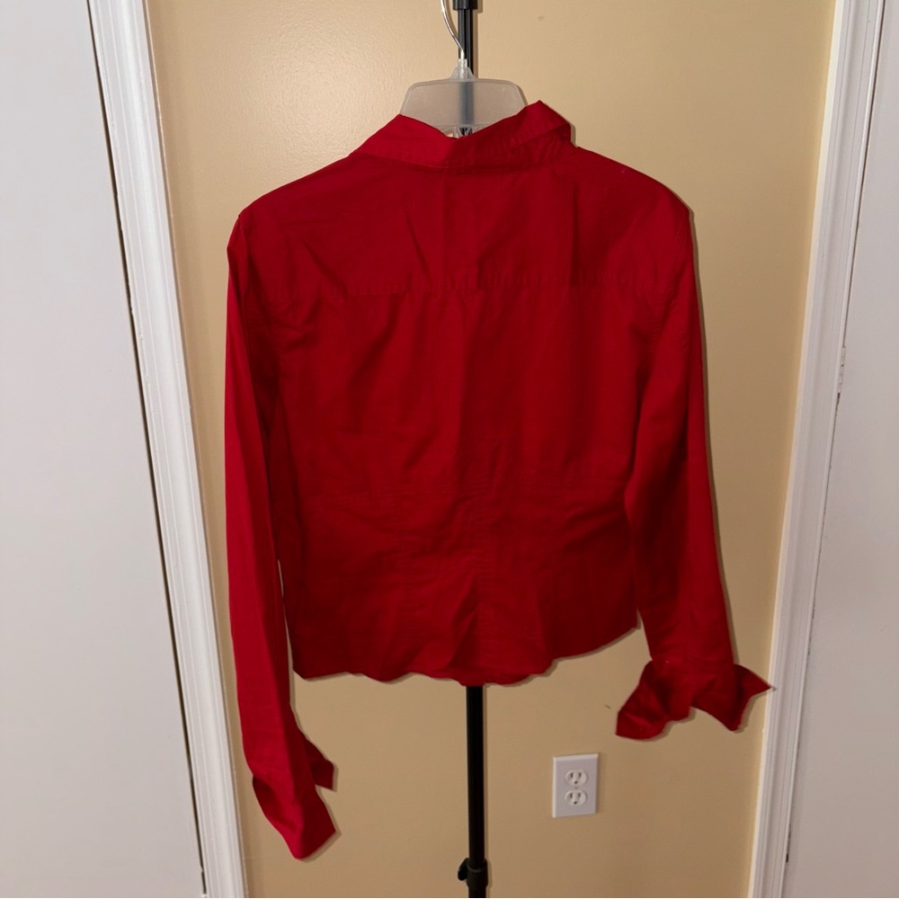Dkny Jeans Red Button Down Shirt - image 6